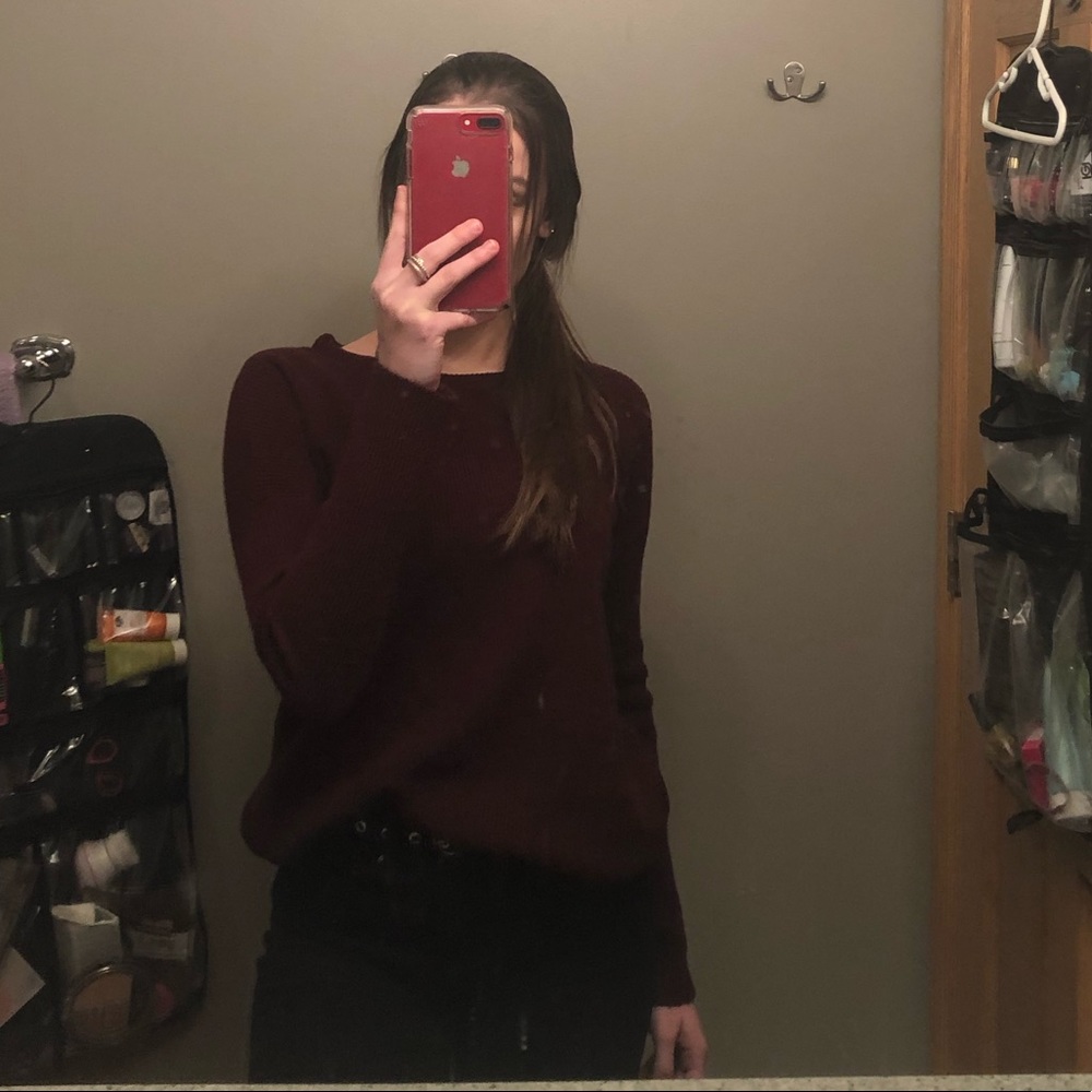 Maroon/Burgundy Sweater